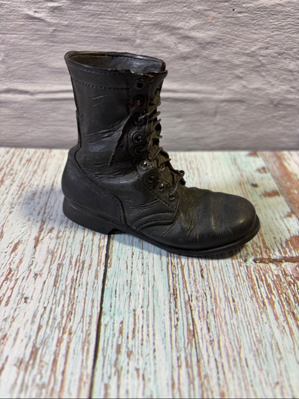Just The Right Shoe Miniature Figurine Black Specifically the‎ Military Boot